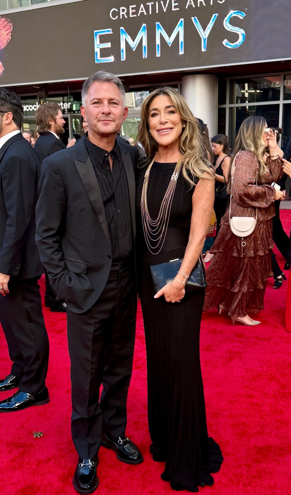Barry and Claudia Poznick at the Emmy Awards
