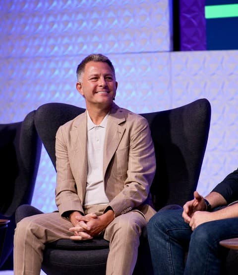 Barry Poznick on stage at Realscreen Miami