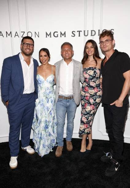 Barry Poznick with the Vanderpump Rules cast at an Amazon MGM Studios event